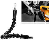 Гнучкий подовжувач для викрутки, шурупокрута, дриля Snake Bit, фото 5