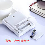 Годинник Термометр HTC-1, цифровий термометр гігрометр, прилад для вимірювання температури та вологості в приміщенні, фото 6