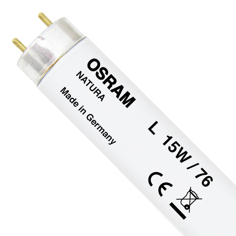 Люмінесцентна лампа для вітрин холодильників L 15w/76 OSRAM NATURA G13, фото 1