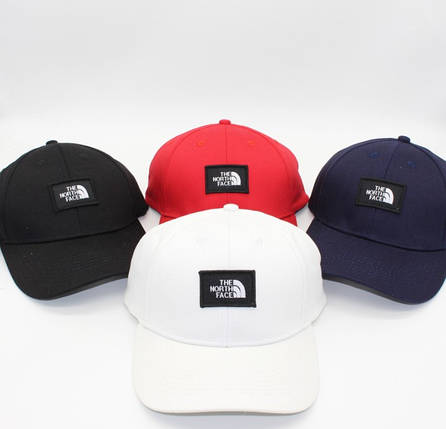 Кепка бейсболка The North Face чорна з білим лого, фото 3