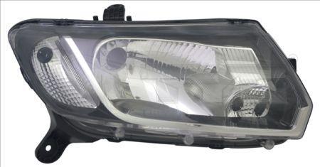 DACIA LOGAN ліва H4 фара передня TYC 20-14612-05-2