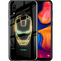 Накладка luminous glass case samsung a20 a30 (2019) (ironman) Накладка Luminous Glass Case Samsung