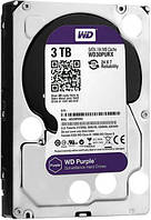 Жесткий диск 3.5" 3Tb Western Digital Purple, SATA3, 64Mb, 5400 rpm (WD30PURZ)