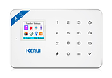 Комплект бездротовий gsm WiFi сигналізації для 3-кімнатної квартири Kerui W18, фото 3