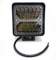 Фара диодная Лидер 01-66W дальний свет (BLACK) CREE диоды + ходовые огни (1 шт.)