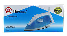 Парова Праска Domotec MS 2208 Teflon 1200 Вт тефлонова підошва (Домотек), фото 3