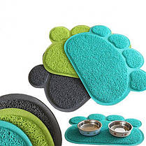 Килимок для вихованця Paw Print Litter Mat | підстилка для домашніх тварин, фото 2