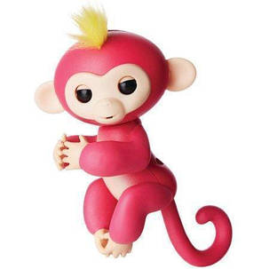 Інтерактивна ручна мавпочка Fingerlings Happy Monkey Bella ЧОРНИЙ, фото 2