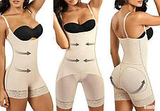 Комбідрес для корекції фігури Slim Shapewear з бретельками розмір XL та інші S-XXXL, фото 2