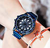 Годинник Rotation Watch СИНІ | Жіночі наручні годинники, фото 2