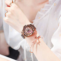 Годинник Rotation Watch КОРИЧНЕВІ | Жіночі наручні годинники, фото 3