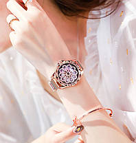 Годинник Rotation Watch КОРИЧНЕВІ | Жіночі наручні годинники, фото 3