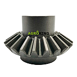 Шестерня велика конічна 21 зуб для роторної косарки Wirax Z-169 8245-036-010-673, фото 3