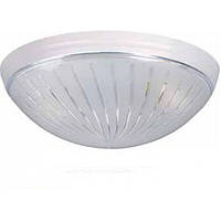 Світильник настінно-стельовий пластиковий на 2 патрони (цоколь Е27х2 шт., IP20, білий) Загреб