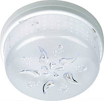 Світильник настінно-стельовий пластиковий (цоколь Е27, IP20, білий) Глоп Роза Вітрів