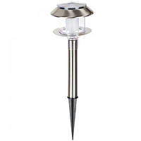 Садовий ліхтар / світильник на сонячній батареї світлодіодний (0,06W, 200mAh, 6400K, 1,5lm, метал) VENUS