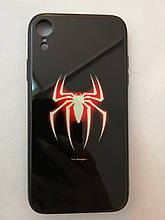 Чехол iPhone XR LUMINOUS GLASS Spiderman