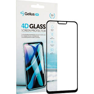 Захисне скло Gelius Pro 4D для Xiaomi Mi 8 Lite чорне (ксиомі сочками мі 8 лайт)