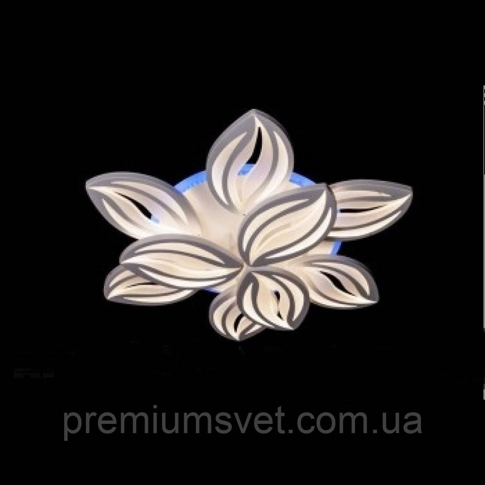 Люстра стельова світлодіодна 8092/6+3 WH LED 3color dimmer