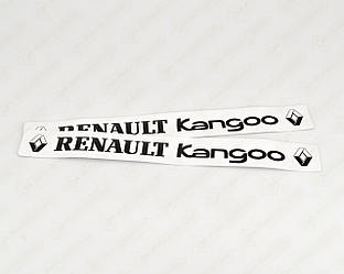 Наклейки на поріжки RENAULT KANGOO 2 шт матові на Renault Kangoo II - (505 мм х 65мм) - TN603M