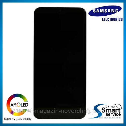 Дисплей Samsung A415 Galaxy A41 Чорний Black GH82-22860A оригінал!