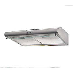 Кухонна витяжка Ventolux ROMA 60 INOX LUX, нержавіюча сталь, плоска стандартна, під навісну шафу, 60 см