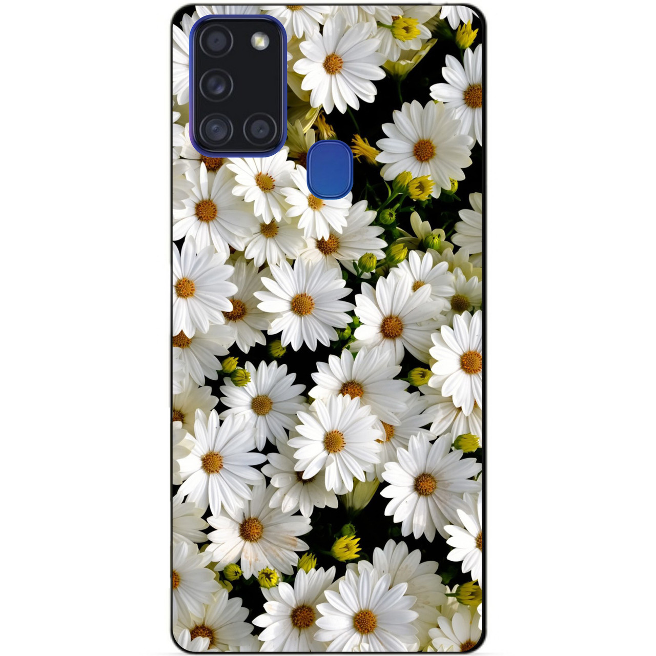 Силіконовий бампер чохол для Samsung A21s з малюнком Ромашки