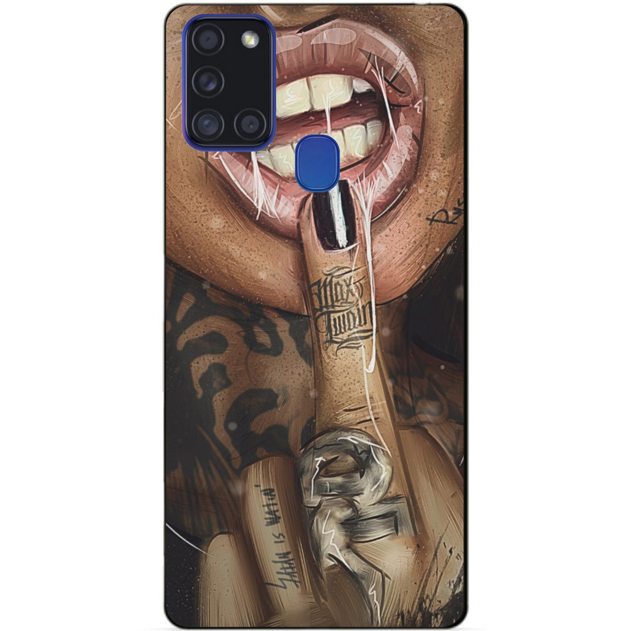 Силіконовий бампер чохол для Samsung A21s з малюнком Swag
