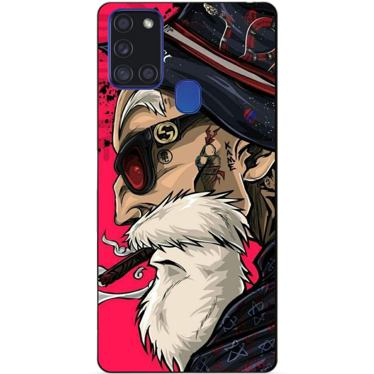 Силіконовий бампер чохол для Samsung A21s з малюнком Дід Gucci