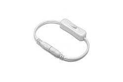 Кабель-подовжувач перемикач живлення 12-24 V для LED стрічки