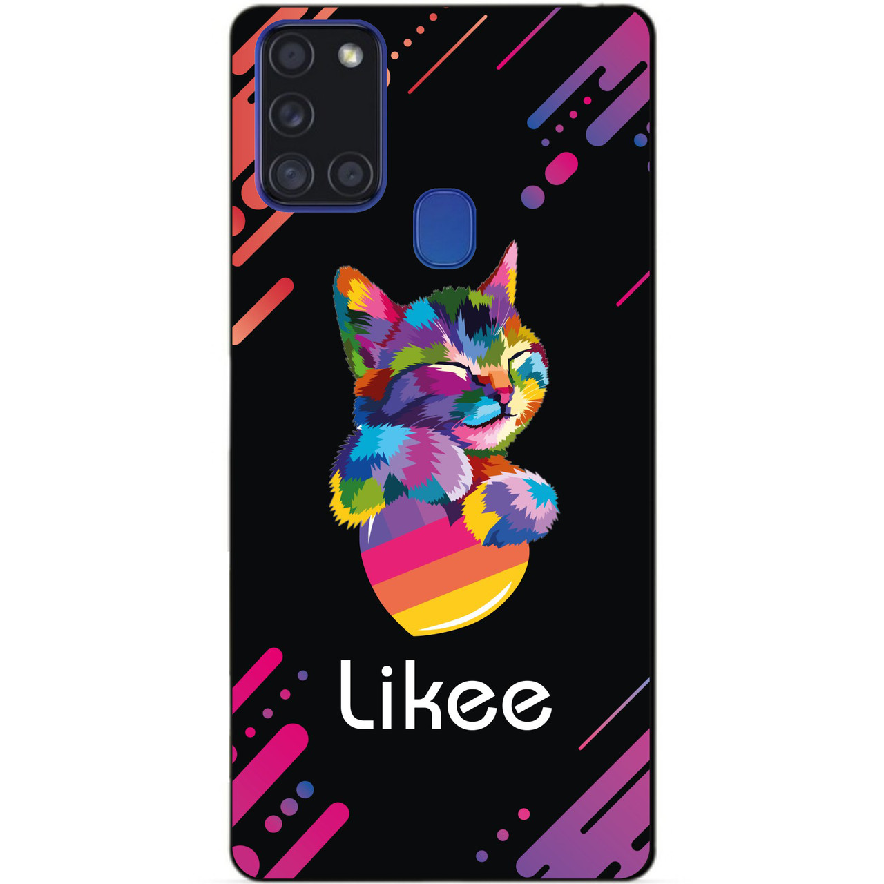 Силіконовий бампер чохол для Samsung A21s з малюнком Likee