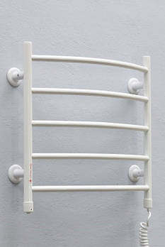 Сушарка для рушників Теплий Світ Овал R білий (495*535*145) 72 Вт