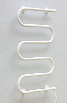 Сушарка для рушників електрична Теплий Світ Оптима R білий (845*470*75) 96 Вт