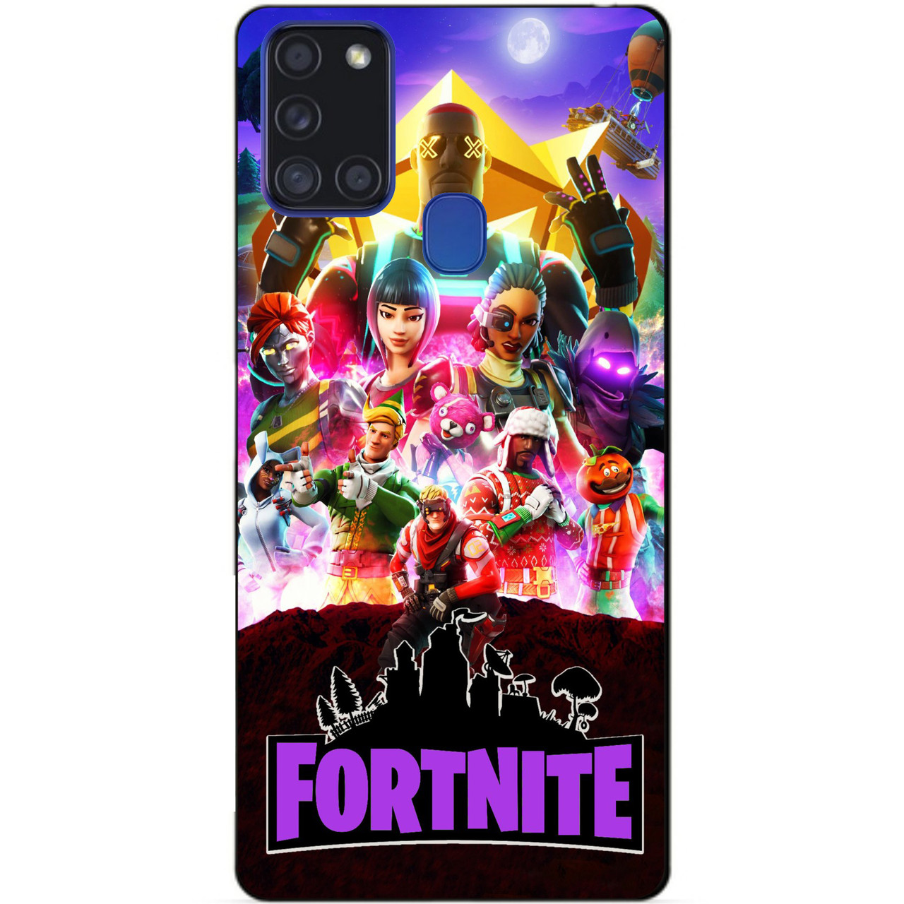 Силіконовий бампер чохол для Samsung A21s з малюнком Fortnite