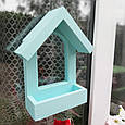 Годівниця віконна для птахів з присосками на вікно Балкон, фото 2