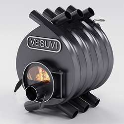 Піч опалювальна булер'ян "Vesuvi" classic "00"+скло