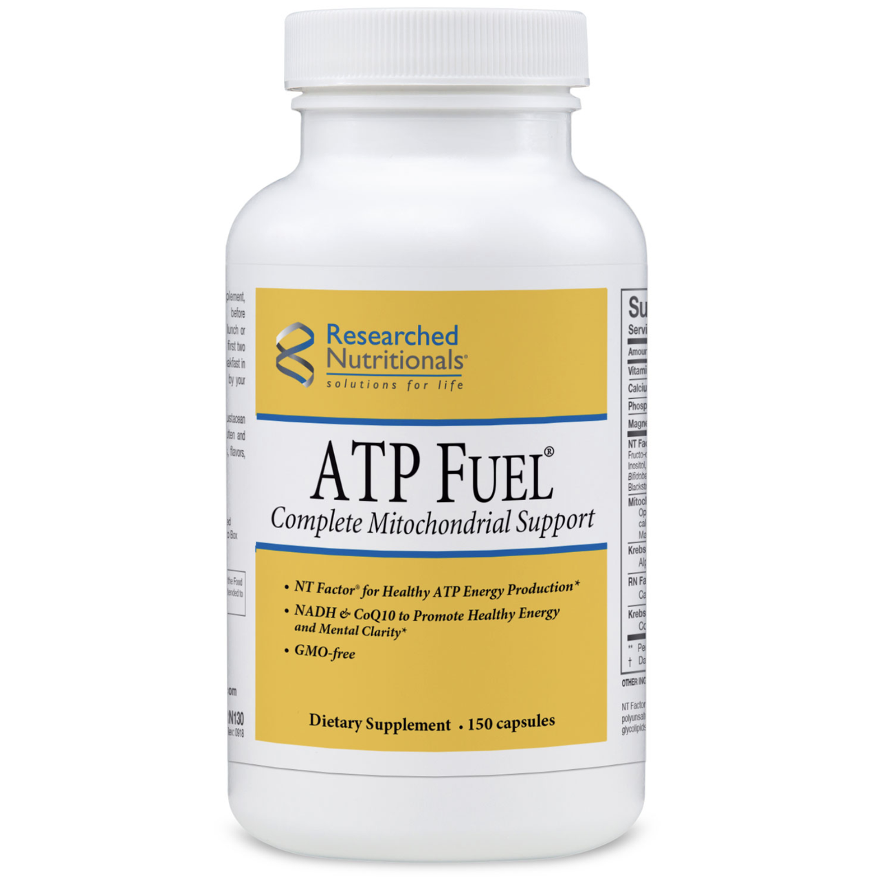 Researched Nutritionals ATP Fuel® / АТП Фюел Підтримка мітохондрій 150 капсул