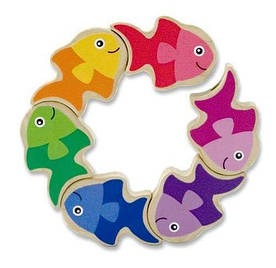 Дерев'яна головоломка "Рибки" Melissa&Doug MD3071