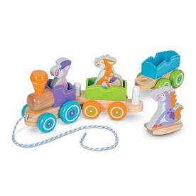 Дерев'яний потяг з тваринами Melissa&Doug MD14608