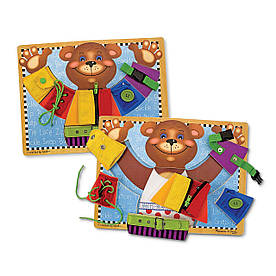 Дерев'яна дошка - застібки Melissa&Doug MD3784