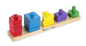Дерев'яні пірамідки на платформі Melissa&Doug MD10379