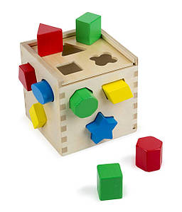 Дерев'яний сортувальний куб Melissa&Doug MD575