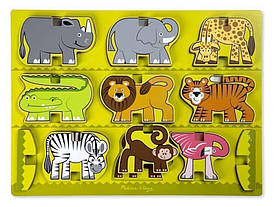 Дерев'яна головоломка-укладка "Сафарі" Melissa&Doug MD9024