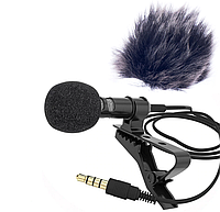 Петличний мікрофон Tiegem FR1648. Зовнішній мікрофон для телефона, смартфона, камери, ПК