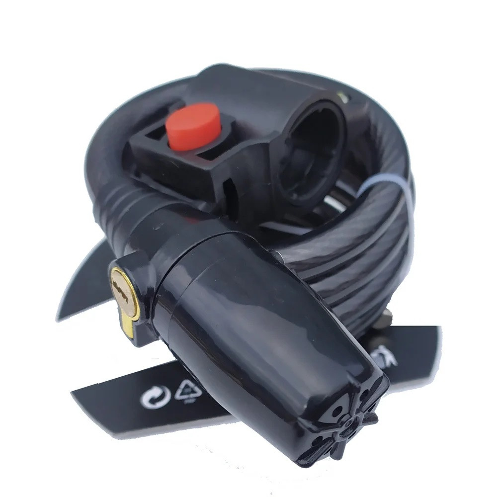 Замок велосипедний з сигналізацією SUO-014 (12x1200), фото 1