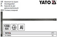 Кутник алюминий Т-подибний 50х122 см YATO Польща YT-70855