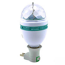 Диско лампа LASER RHD 15 LY 399 | Світлодіодна обертається диско лампа, фото 3