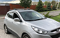 Багажник Hyundai Ix35 2009-2015, алюміній. Навантаження 70 кг