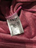 Велюрова пайта для дівчаток оптом, F&D, 8-16 років, арт. YF-8451, фото 4