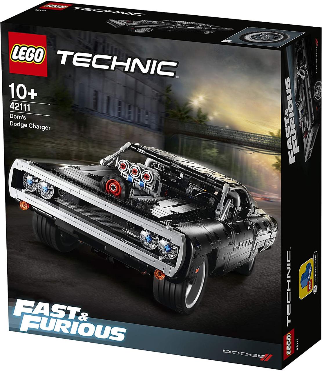 LEGO Technic Dom's Dodge Charger 1077 деталей (42111)